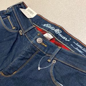 Eddie Bauer NWOT Flannel lined Size 8 inseam 30